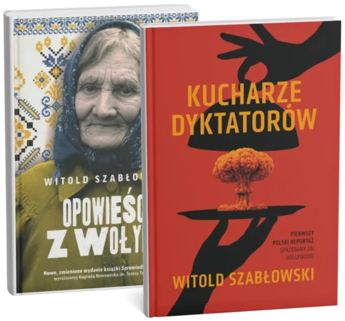 Kucharze dyktatorów i Opowieści z Wołynia - okładki książek